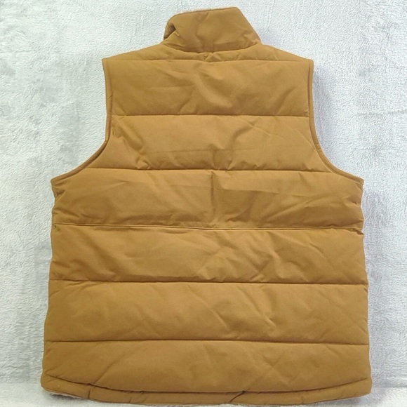 NWT Carhartt Womens Montana Insulated Reversible Vest Size Medium Relaxed Tan 🔥 - Picture 2 of 13